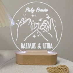 Φωτιστικό Led Plexiglass – Pinky Promise