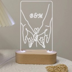 Φωτιστικό led plexiglass – Take my hand