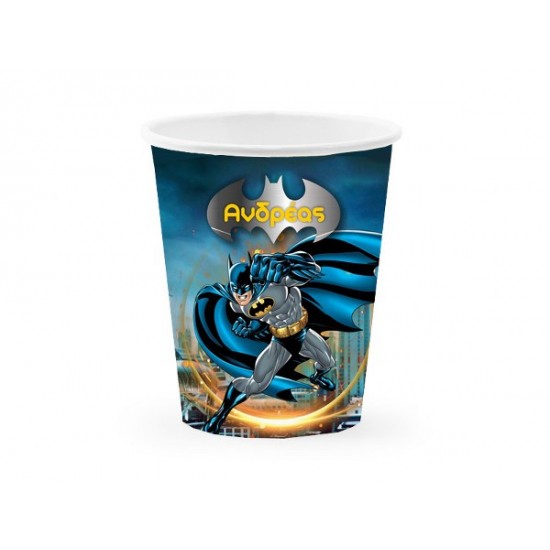 Ποτήρια με όνομα Batman (6 τεμ) Ποτήρια με όνομα Batman (6 τεμ)