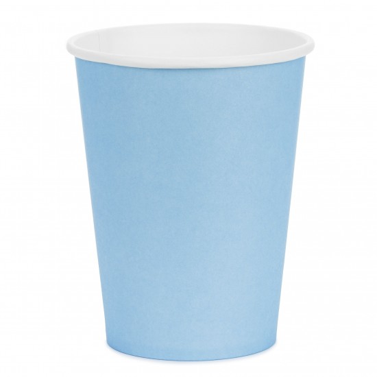 Γαλάζια Χάρτινα Ποτήρια (6 τεμ)