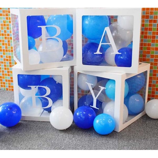 Κουτιά διακόσμησης για μπαλόνια – BABY Κουτιά διακόσμησης για μπαλόνια – BABY