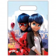 Σακουλάκια για δωράκια Miraculous Ladybug (6 τεμ)