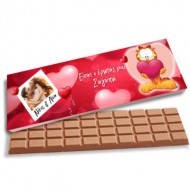 Γίγας Σοκολάτα Βαλεντίνου Με Φωτογραφία – Garfield