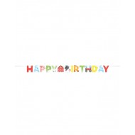 Γιρλάντα Farm Animals Happy Birthday 2.5m 