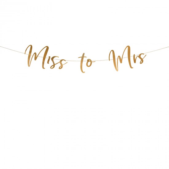 Γιρλάντα Για Bachelorette “Miss to Mrs” Γιρλάντα Για Bachelorette “Miss to Mrs”