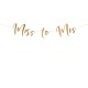 Γιρλάντα Για Bachelorette “Miss to Mrs” Γιρλάντα Για Bachelorette “Miss to Mrs”