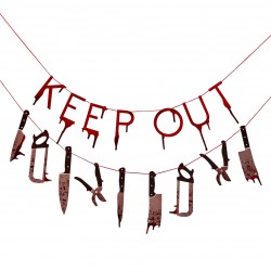 Γιρλάντα Ματωμένη Με Μαχαίρια - Keep Out