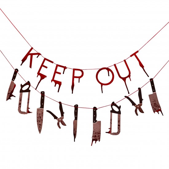 Γιρλάντα Ματωμένη Με Μαχαίρια - Keep Out Γιρλάντα Ματωμένη Με Μαχαίρια - Keep Out
