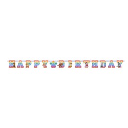 Γιρλάντα Γράμματα Happy Birthday Paw Patrol / 180x15 εκ