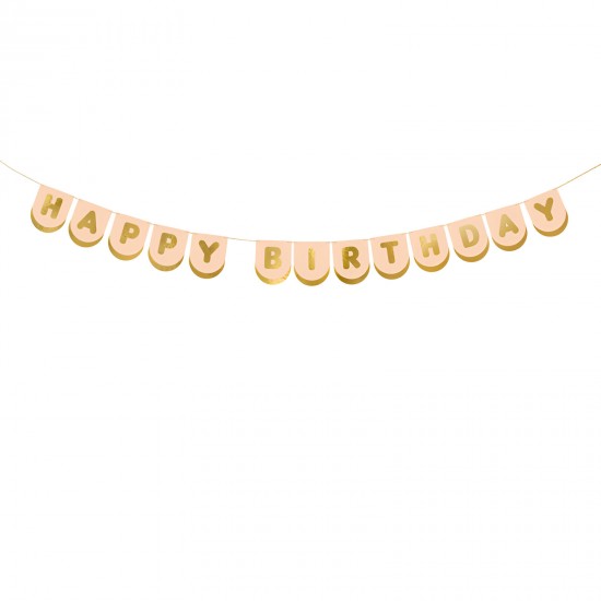 Γιρλάντα Happy Birthday Άλογο Vintage 150cm Γιρλάντα Happy Birthday Άλογο Vintage 150cm