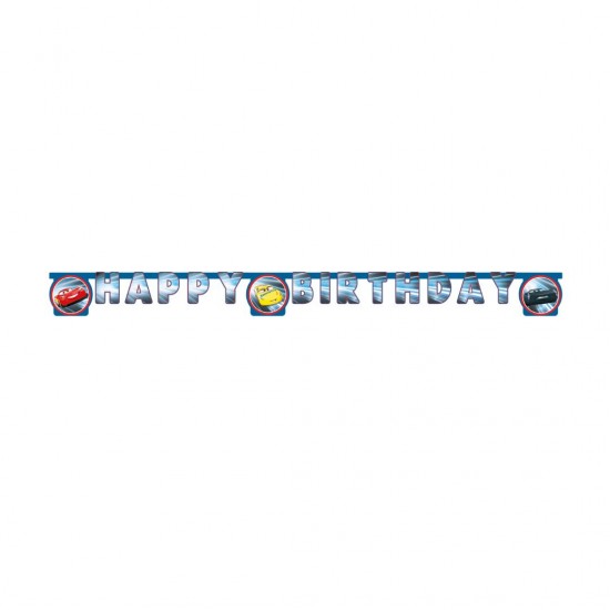 Γιρλάντα Happy Birthday Cars (200 cm) Γιρλάντα Happy Birthday Cars (200 cm)