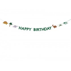 Γιρλάντα Happy Birthday Δεινόσαυροι 4,5m
