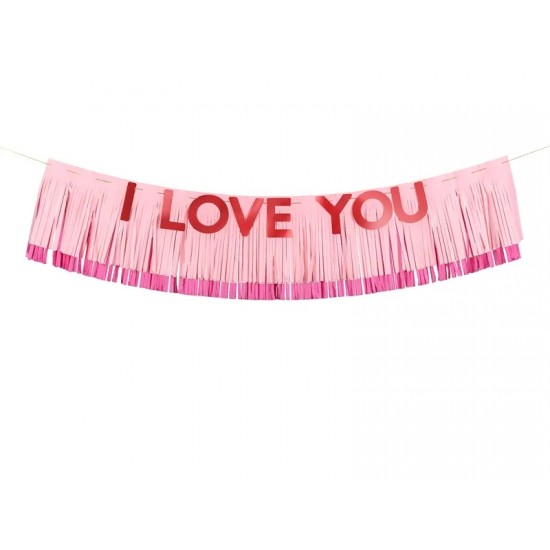 Γιρλάντα με κρόσια I Love you Γιρλάντα με κρόσια I Love you