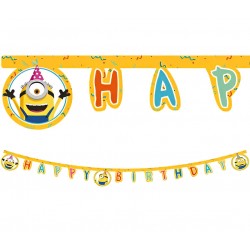 Γιρλάντα Happy Birthday Minions