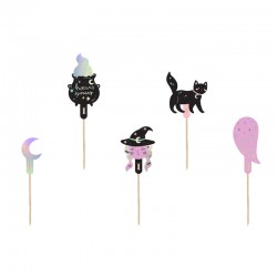 Toppers για Cupcakes Halloween (6 τεμ)