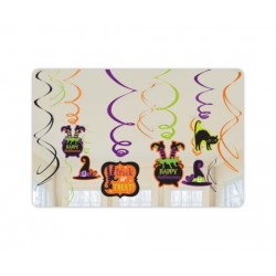 Swirl Διακόσμηση Halloween 61εκ Witches' Crew /12 τεμ