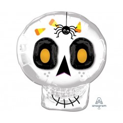 Μπαλόνι Foil 3D effect Cute Halloween Skull / 63 εκ - Νεκροκεφαλή