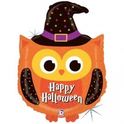 Μπαλόνι Foil Κουκουβάγια Halloween 81cm