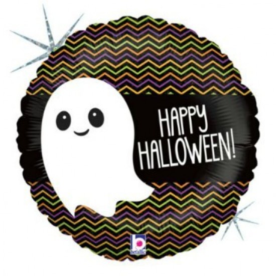 Μπαλόνι Foil Φαντασματάκι Halloween 46cm Μπαλόνι Foil Φαντασματάκι Halloween 46cm