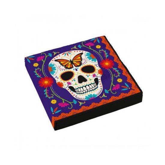 Χαρτοπετσέτες Μεγάλες Day of the Dead / 16 τεμ