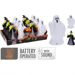 LED Witches & Ghosts  14cm