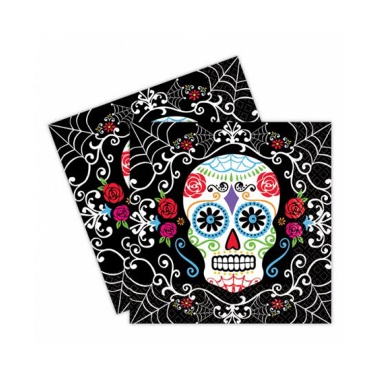 Χαρτοπετσέτες Μεγάλες Day of the Dead 20τ Χαρτοπετσέτες Μεγάλες Day of the Dead 20τ