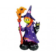 Μπαλόνι Foil AirLoonz Scary Witch / 60εκ x 139εκ