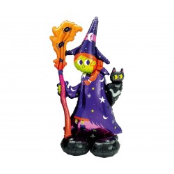 Μπαλόνι Foil AirLoonz Scary Witch / 60εκ x 139εκ