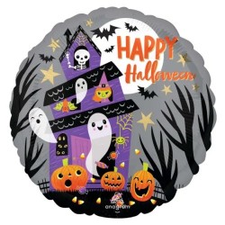 Μπαλόνι Foil 18″ Halloween – Στοιχειωμένο Σπίτι
