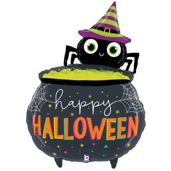 Μπαλόνι Foil 34″ Καζάνι Happy Halloween Μπαλόνι Foil 34″ Καζάνι Happy Halloween