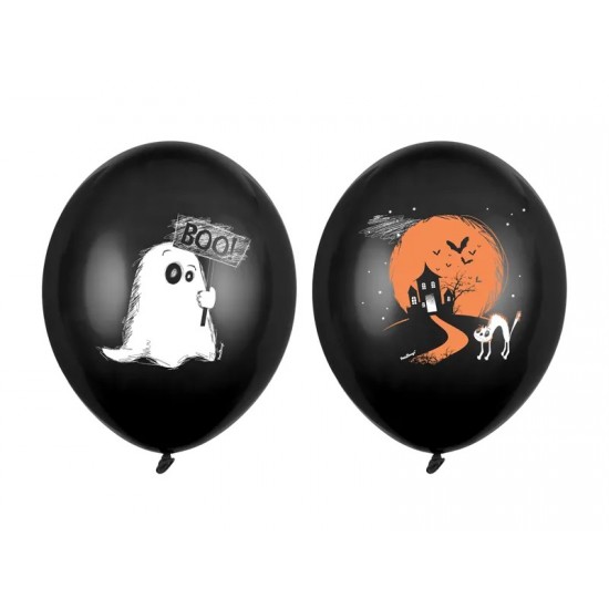 Μπαλόνια Λάτεξ 12" Φάντασμα – Halloween (6 τεμ) Μπαλόνια Λάτεξ 12" Φάντασμα – Halloween (6 τεμ)