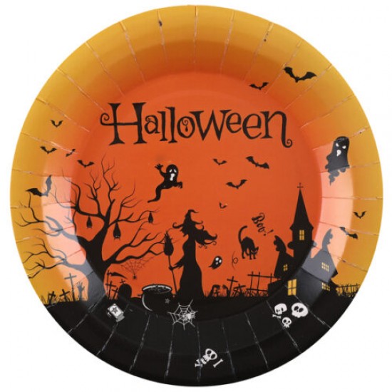 Πιάτα Μεγάλα Halloween Στοιχειωμένο Σπίτι (10 τεμ) Πιάτα Μεγάλα Halloween Στοιχειωμένο Σπίτι (10 τεμ)