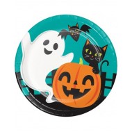 Πιάτα Μεγάλα Fun Halloween 8 Τεμάχια