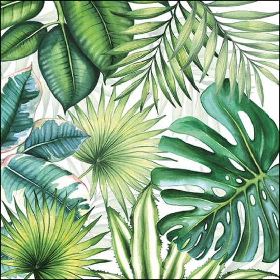 Χαρτοπετσέτες TROPICAL LEAVES 20ΤΕΜ Χαρτοπετσέτες TROPICAL LEAVES 20ΤΕΜ