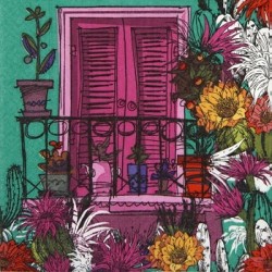 Χαρτοπετσέτες Floral Balcony 20τεμ