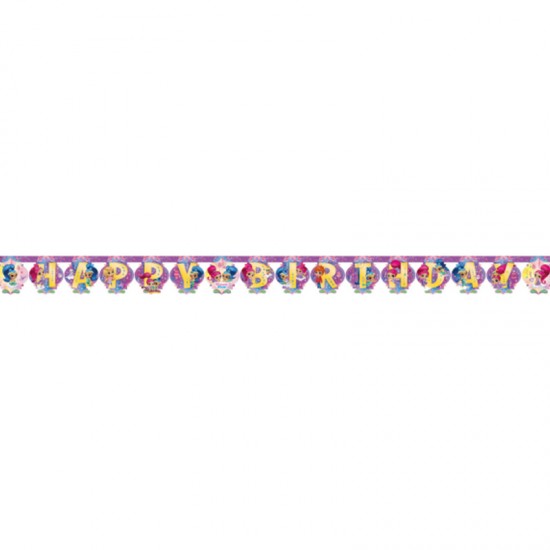 BANNER HAPPY BIRTHDAY SHIMMER AND SHINE BANNER HAPPY BIRTHDAY SHIMMER AND SHINE