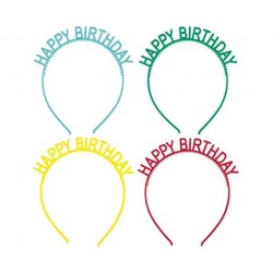 Τιάρα Ασορτί Happy Birthday / 4 τεμ