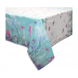 Τραπεζομάντηλο Πλαστικό Γοργόνα Mermaid / 137 x 213 εκ