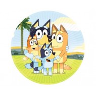 Πιάτα Μεγάλα Μπλούι /8 τεμ - Bluey