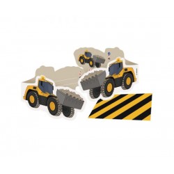 Προσκλήσεις με Φακέλους Construction Party 14 x 8 εκ / 8 τεμ