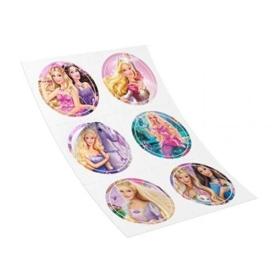 Αυτοκόλλητα Barbie (6 τεμ) Αυτοκόλλητα Barbie (6 τεμ)