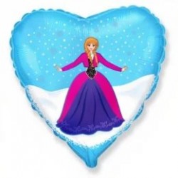 Μπαλόνι Foil 18″ Καρδιά Frozen Πριγκίπισσα Άννα