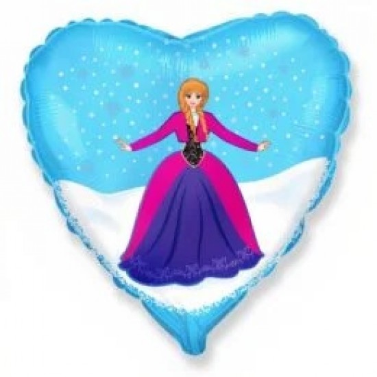 Μπαλόνι Foil 18″ Καρδιά Frozen Πριγκίπισσα Άννα Μπαλόνι Foil 18″ Καρδιά Frozen Πριγκίπισσα Άννα