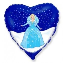 Μπαλόνι Foil 18″ Καρδιά Frozen Πριγκίπισσα Έλσα