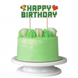 Διακοσμητικό τούρτας Happy Birthday – Gamer