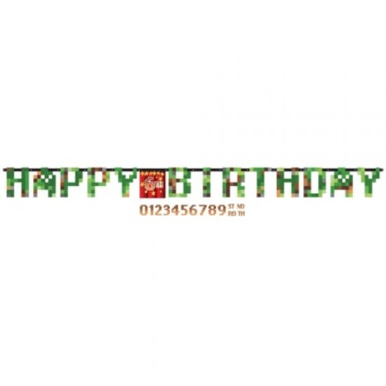 Γιρλάντα TNT Party Happy Birthday με ηλικία Γιρλάντα TNT Party Happy Birthday με ηλικία