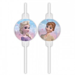Καλαμάκια Frozen – Wind Spirit Χάρτινα (4 τεμ)