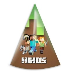 Καπελάκια Minecraft (8 τεμ)
