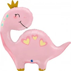 Μπαλόνι Foil 28” Pink Dino