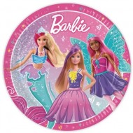 Πιάτα Μεγάλα Barbie Fantasy (8 τεμ)